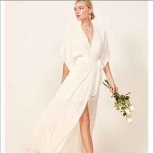 Reformation Winslow Dress - white